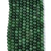 Ombre Effect Dyed Crackle Glass Beads Strands GLAA-Q106-01A-B11-2