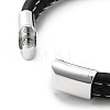 Word Love You Forever Stainless Steel Interlocking Knot Link Bracelet JB753A-4