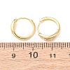 Fireworks 925 Sterling Silver Micro Pave Clear Cubic Zirconia Hoop Earrings EJEW-K317-02G-5