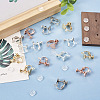  16Pcs 8 Style Star & Heart Brass Clip-on Earring Findings KK-TA0001-26-5