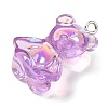 Transparent Resin Pendants RESI-M033-01C-2