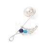 Faceted Round Natural Green Aventurine & Lapis Lazuli & Apatite Pendants PALLOY-TA00409-2