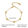 304 Stainless Steel Link Chain Bracelets for Women XX6576-13-1