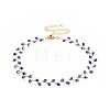 Glass Beads Choker Necklaces NJEW-JN02500-02-2