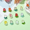 100Pcs 2 Styles Transparent Glass Beads GLAA-YW0003-44-4