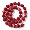 Natural Quartz Dyed Beads Strands G-U023-A02-07-3