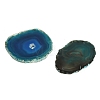 Natural Agate Nuggets Slice Links Connector Charms G-E022-M09-2