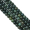 Natural Moss Agate Beads Strands X-GSR10mmC001-2