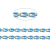 Brass Enamel Curb Chains CHC-C003-13G-10-2