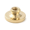 Golden Plated Brass Wax Sealing Stamp Head KK-K363-01G-07-3