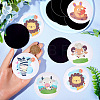 Round Dot PVC Potty Training Toilet Color Changing Stickers DIY-WH0488-31F-3