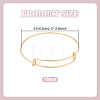 15Pcs Stainless Steel Adjustable Bangle Making BJEW-UN0001-64G-3