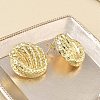 Brass Stud Earrings KK-CBAD851-30G-2