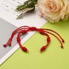 Adjustable Braided Nylon Cord Bracelet Making AJEW-JB00758-03-4