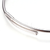 Non-Tarnish Adjustable 304 Stainless Steel Bangles Making MAK-F227-33-P-2