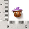 Halloween Brass Enamel European Beads X1-KK-A203-04B-P-3