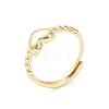 Brass Cuff Finger Rings RJEW-H227-01G-02-3