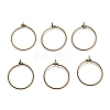 Brass Wine Glass Charm Rings EC067-2AB-NF-1