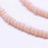 Opaque Glass Beads Strands EGLA-K010-B04-3