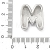 Brass Initial Beads KK-B167-27P-01M-3