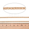 Brass Curb Chains KK-E015-03C-3