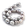 Dyed Natural Cultured Freshwater Pearl Beads Strands PEAR-P062-28D-3