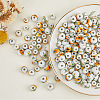 180Pcs 3 Style Handmade Porcelain Beads PORC-HY0001-09-4