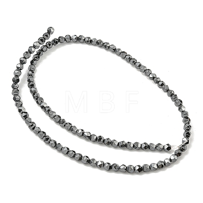 Non-magnetic Synthetic Hematite Beads Strands G-I365-17-1