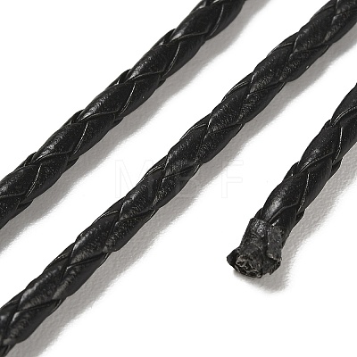 4-Ply Round Imitation Leather Braided Cord LC-XCP0001-06-1