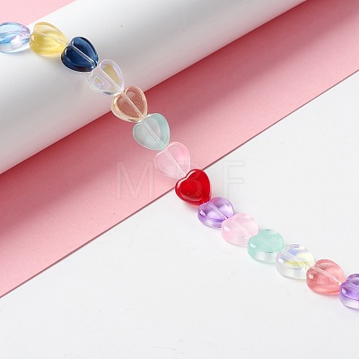 Transparent Glass Beads Strand GLAA-F112-03H-1