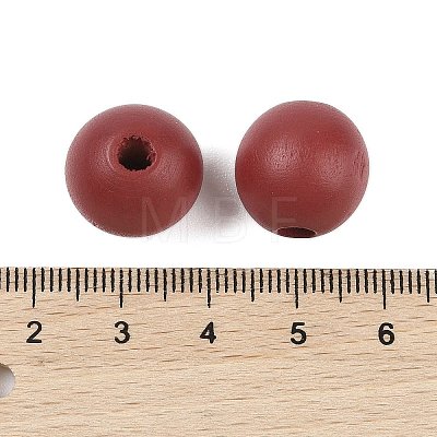 Wood European Beads WOOD-M014-01D-1