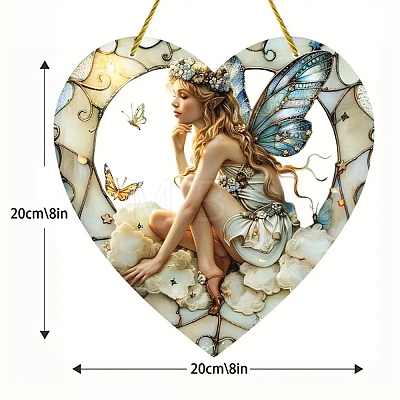 Angel Acrylic Window Hanging Ornaments PW-WGB84D4-01-1