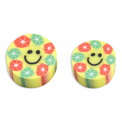 Handmade Polymer Clay Beads CLAY-T019-14F-1