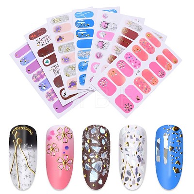 Glitter Full Cover Imitation Diamond Glass Diamond Nail Stickers MRMJ-T072-L-M-1