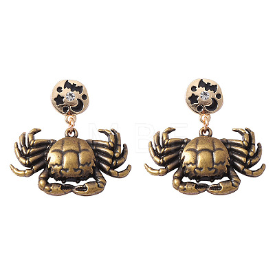 Punk Halloween Zinc Alloy Enemal Stud Dangle Earrings for Women WG4F29B-01-1