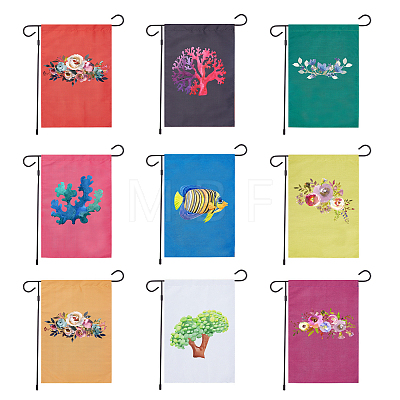 Polyester Garden Flag AJEW-WH0118-87B-1