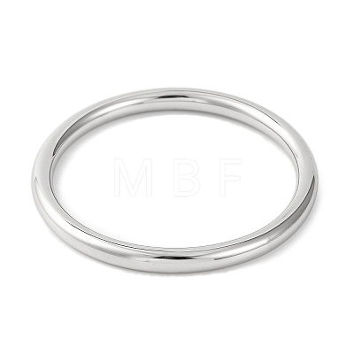 Plain 304 Stainless Steel Bangles for Women BJEW-B104-33B-P-1