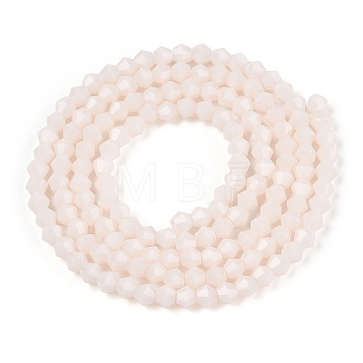 Opaque Solid Color Imitation Jade Glass Beads Strands EGLA-A039-P2mm-D06-1