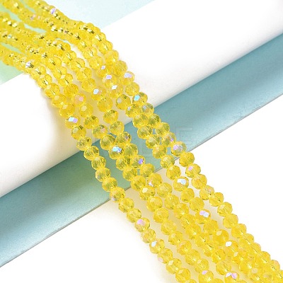 Electroplate Glass Beads Strands EGLA-A034-T3mm-L02-1