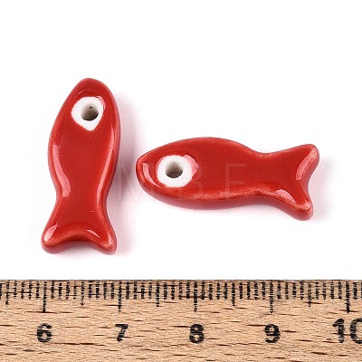 Handmade Porcelain Ceramic Beads PORC-T134-01H-1