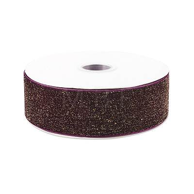 9M Sparkle Single Face Velvet Ribbon OCOR-TAC0034-05E-1