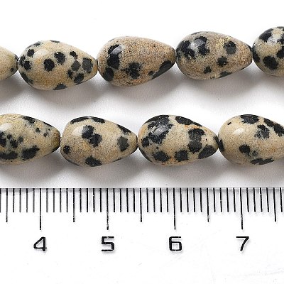 Natural Dalmatian Jasper Beads Strands G-B106-A29-02-1