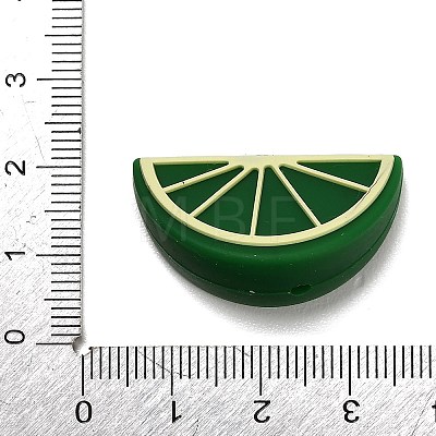 Fruit Theme Food Grade Eco-Friendly Silicone Beads SIL-I022-02F-1