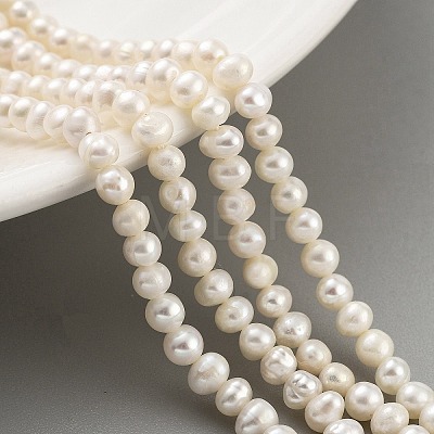 Natural Cultured Freshwater Pearl Beads Strands PEAR-C003-07D-1