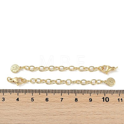 Brass Ends with Chains KK-P283-36G-1