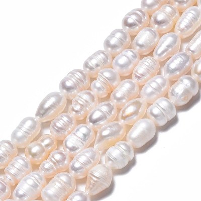 Natural Cultured Freshwater Pearl Beads Strands PEAR-N012-07A-1