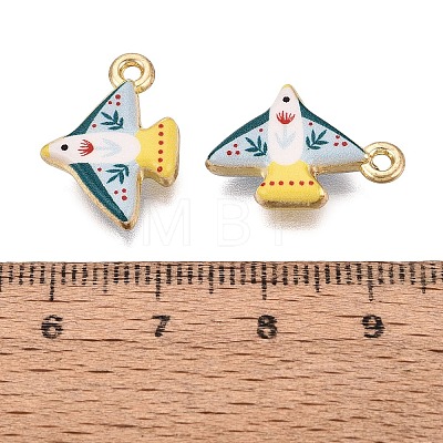 Printed Alloy Pendants PALLOY-Q465-02B-1
