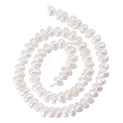 1 Strand Natural Keshi Pearl Cultured Freshwater Pearl Beads Strands PEAR-HS0001-26D-1