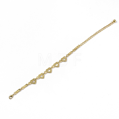 Electroplate Alloy Link Bracelets BJEW-T012-002-1