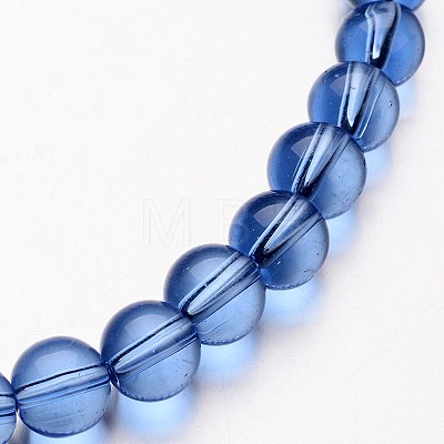 Glass Round Bead Strands GLAA-I028-8mm-05-1